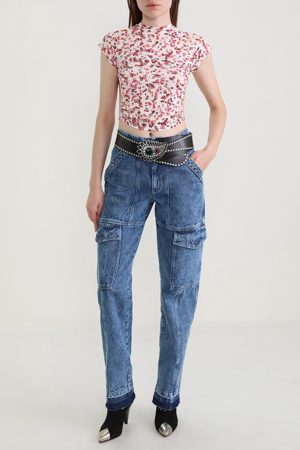 מכנסי ג'ינס אוברסייז ויונאו